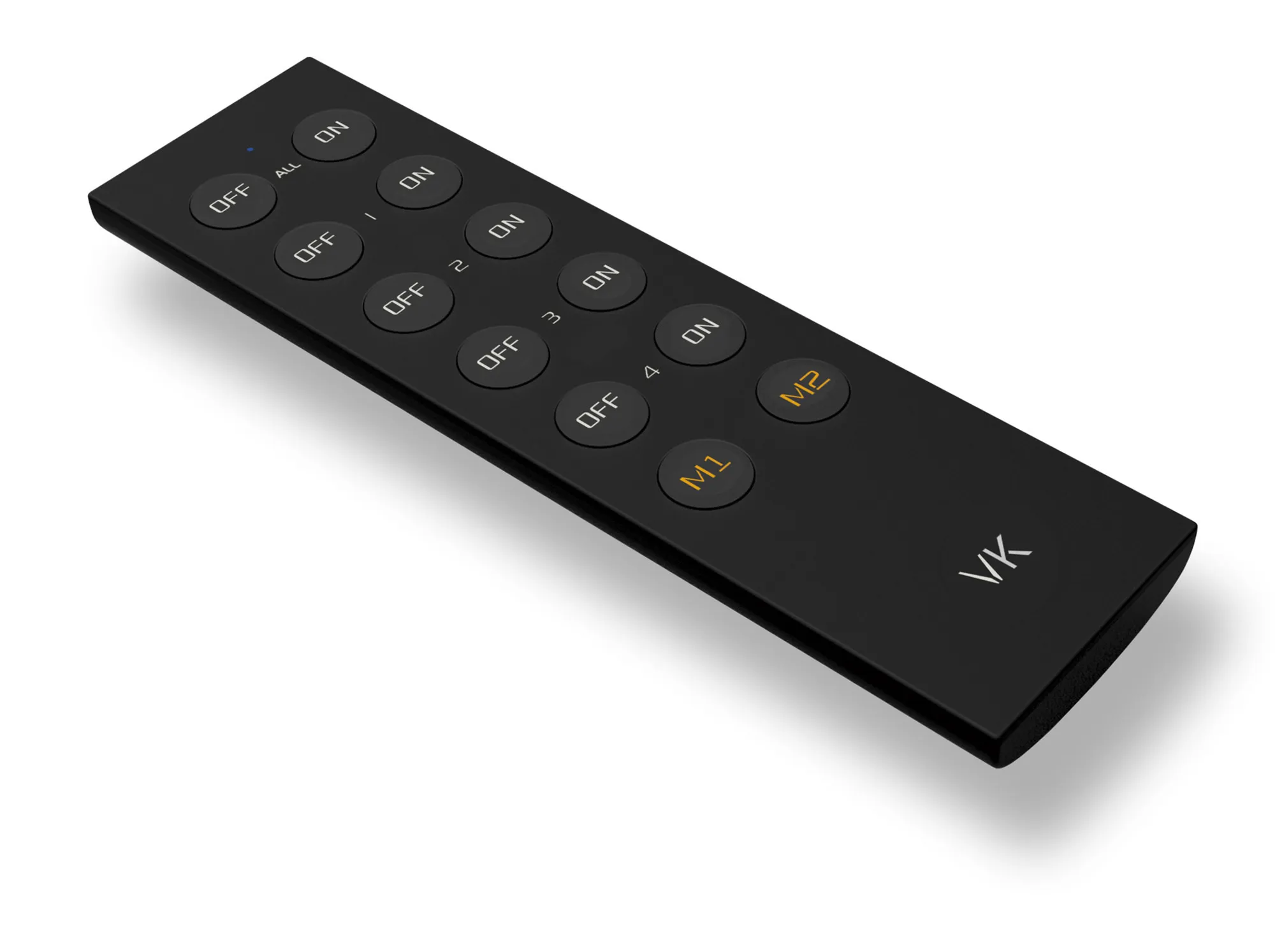 4 Zone RF Remote Control 433MHz RF CR2032 30m Range, IP44.